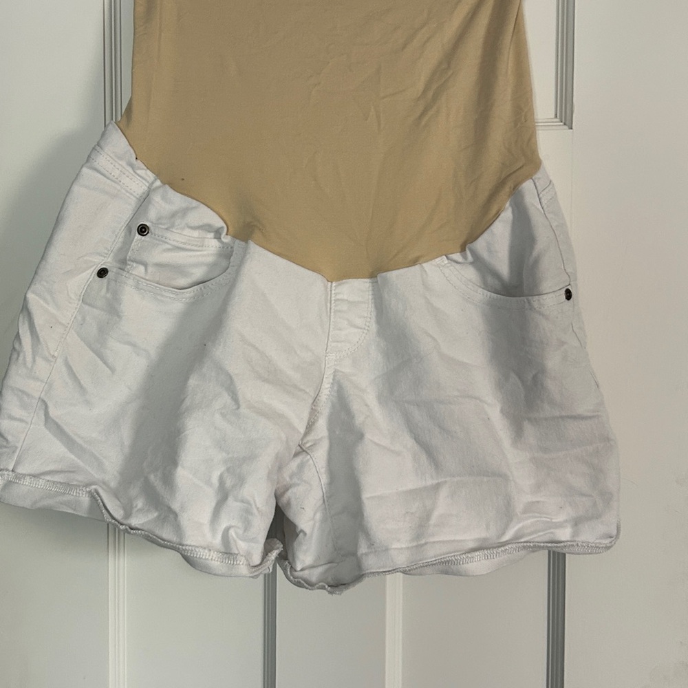 a:glow maternity  Cargo Shorts with Elastic Waist